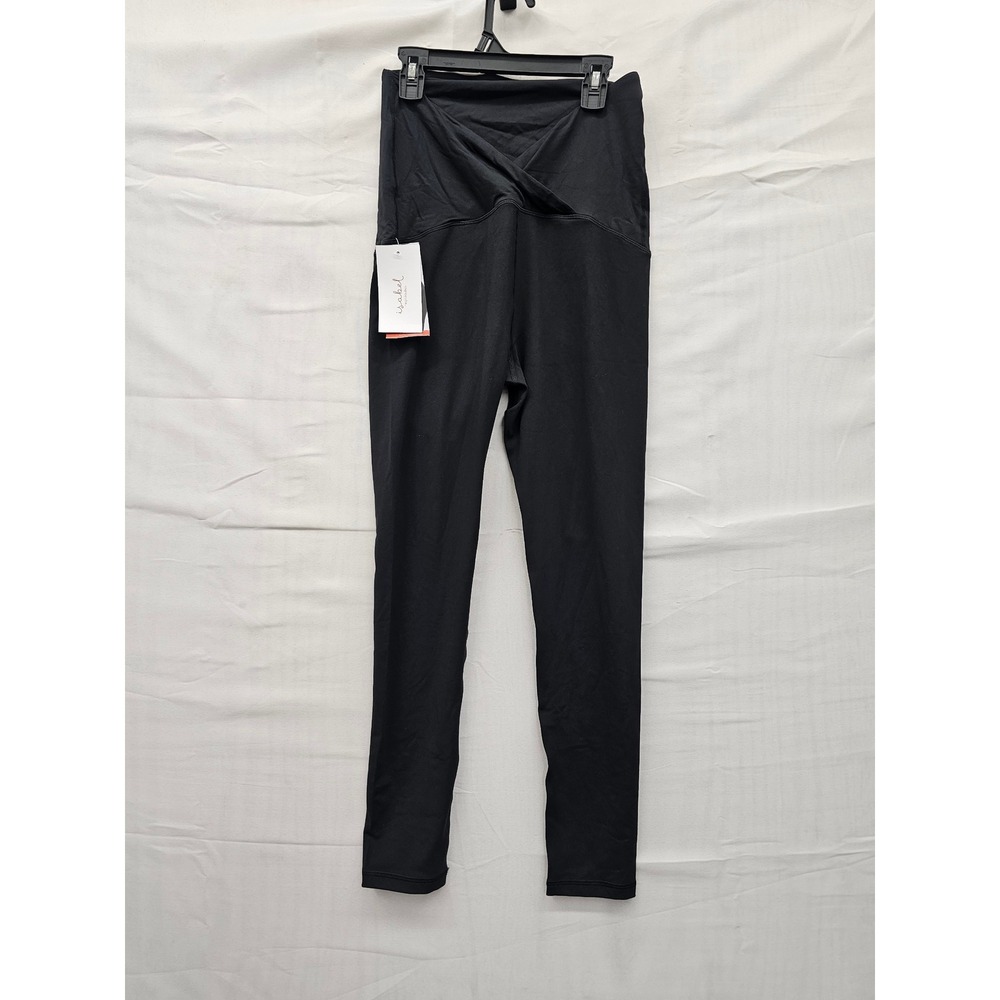 Isabel by Ingrid & Isabel Womens Maternity Leggings Black Polyester Blend Size S